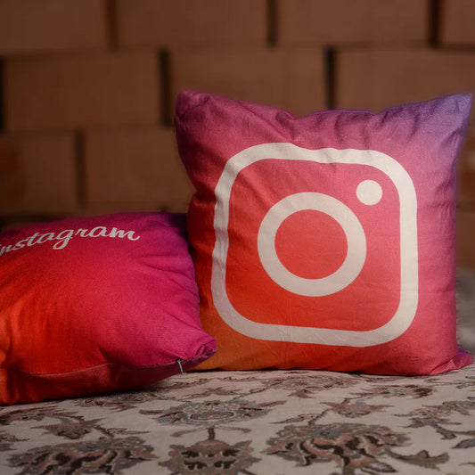 INSTAGRAM - Micro Velvet Luxury Cushion