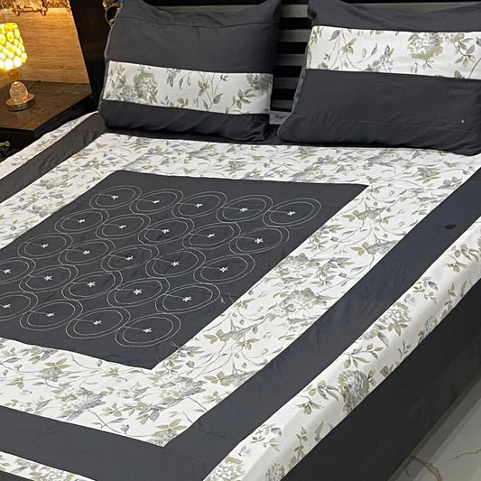 LUXURY CENTERAL PANNEL EMBROIDED BEDSHEET