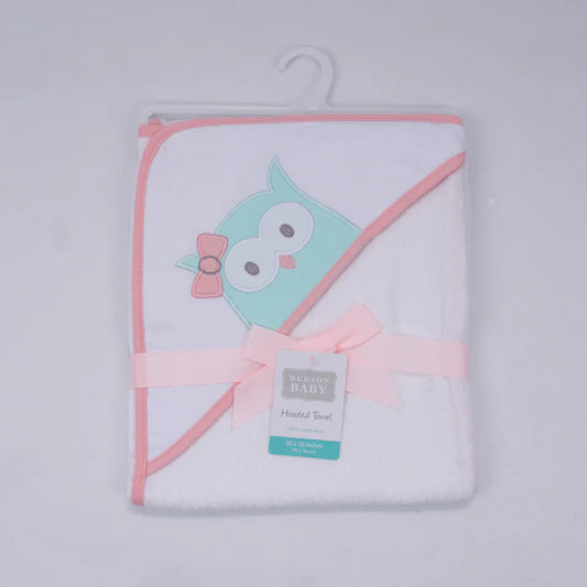 Hudson Baby - 100% Cotton Terry Hooded Towel & Wash Cloth