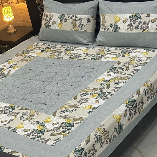 LUXURY CENTERAL PANNEL EMBROIDED BEDSHEET