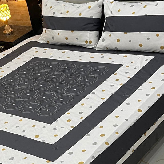 LUXURY CENTERAL PANNEL EMBROIDED BEDSHEET