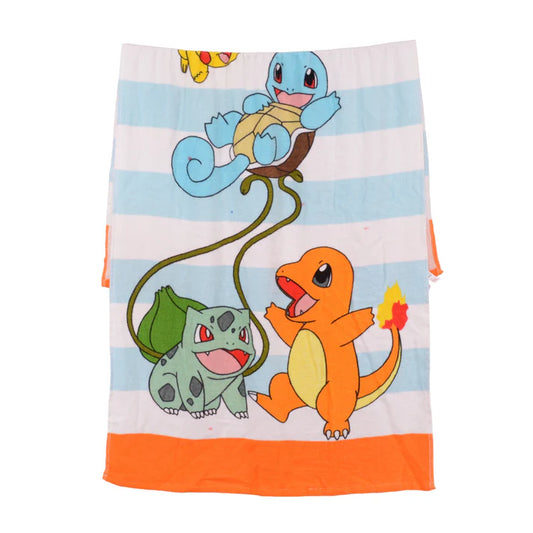 POKÉMON - Velvet Printed Kids Towel Exports Leftover 100% Cotton