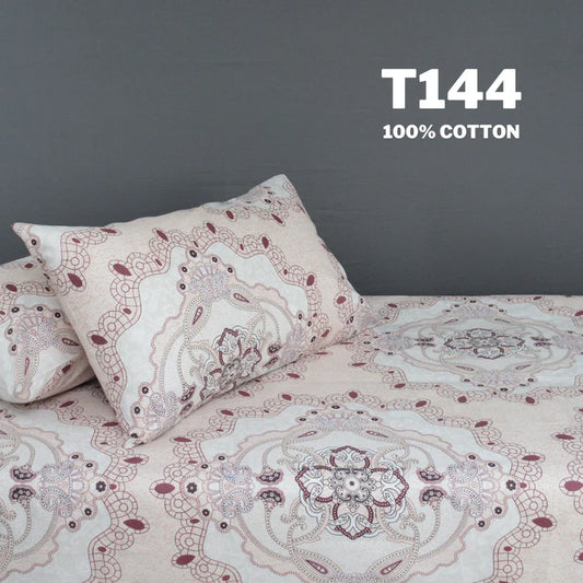 100% Cotton Printed Double Bedsheet