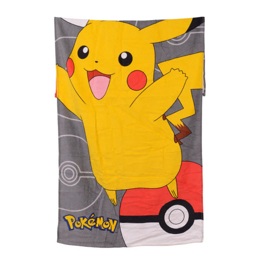 POKÉMON - Velvet Printed Kids Towel Exports Leftover 100% Cotton