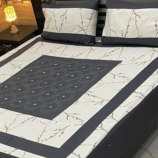 LUXURY CENTERAL PANNEL EMBROIDED BEDSHEET