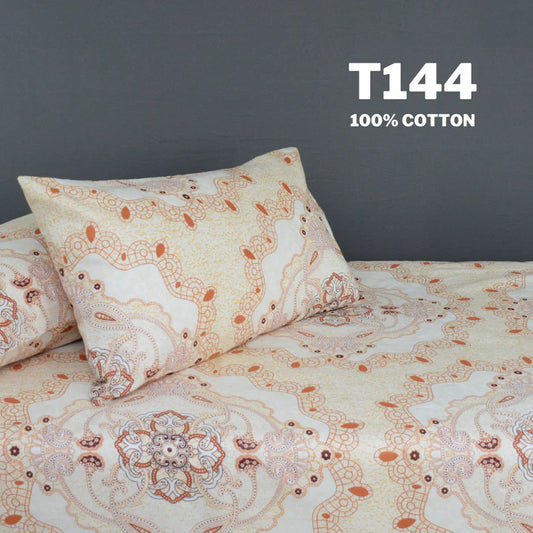 100% Cotton Printed Double Bedsheet