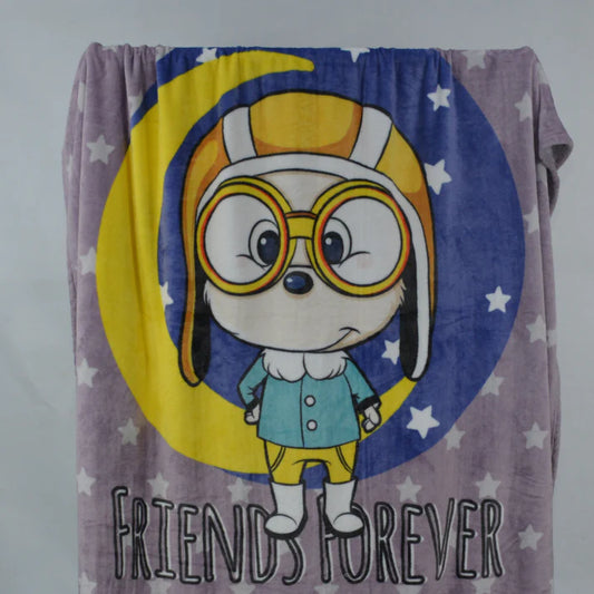 Friends Forever - Kids Printed Fleece Blanket 60x90