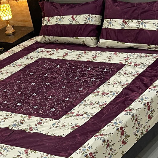 LUXURY CENTERAL PANNEL EMBROIDED BEDSHEET