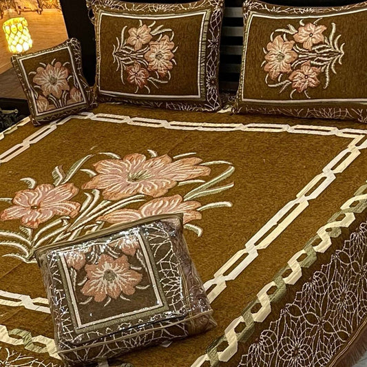 LUXURY VALVET JACQUARD 4PC BEDSHEET