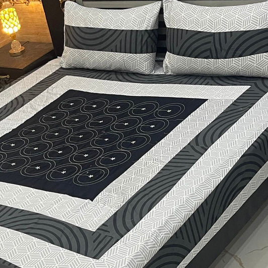 LUXURY CENTERAL PANNEL EMBROIDED BEDSHEET