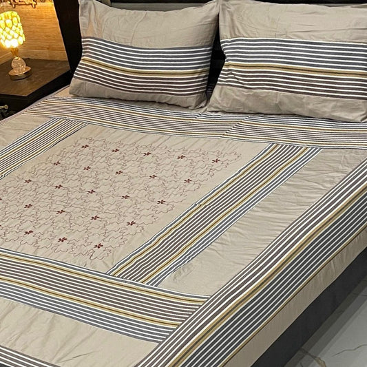 LUXURY CENTERAL PANNEL EMBROIDED BEDSHEET