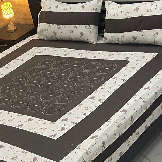 LUXURY CENTERAL PANNEL EMBROIDED BEDSHEET