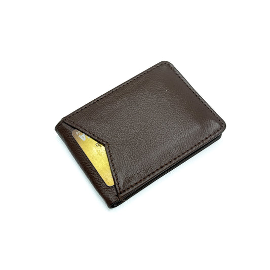 Bifold Brown Textured Wallet