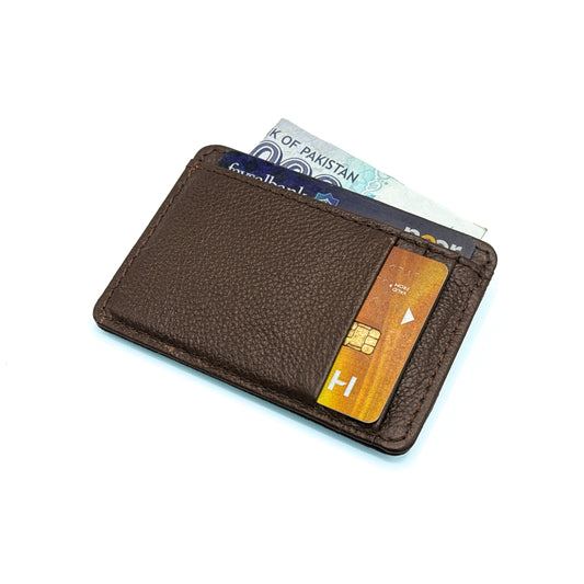 Minimalist Card Wallet - Brown