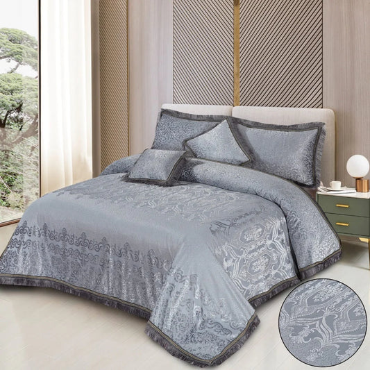 Pure Palachi Bed Sheet Metallic King