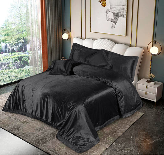 LUXURY VALVET 5PC BEDSHEET SET