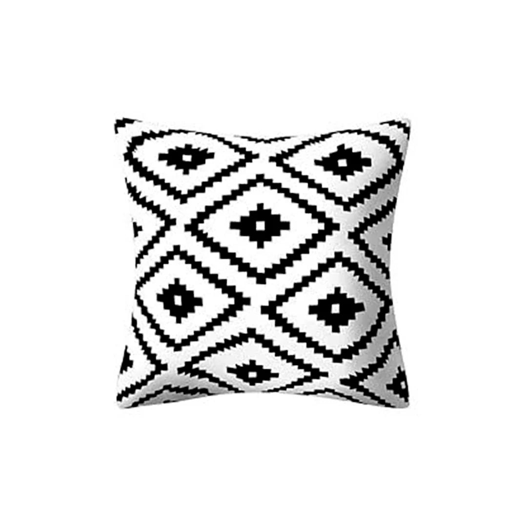 Monochrome Chic Cushion Covers Pack of 4