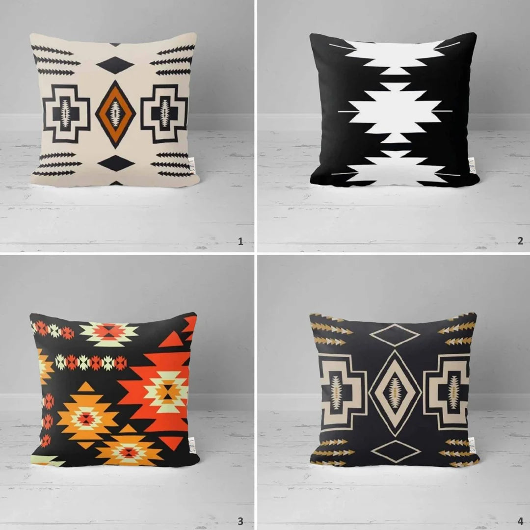 Rustic Home Decor Cushion Cover pack of 4