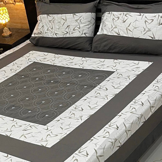 LUXURY CENTERAL PANNEL EMBROIDED BEDSHEET