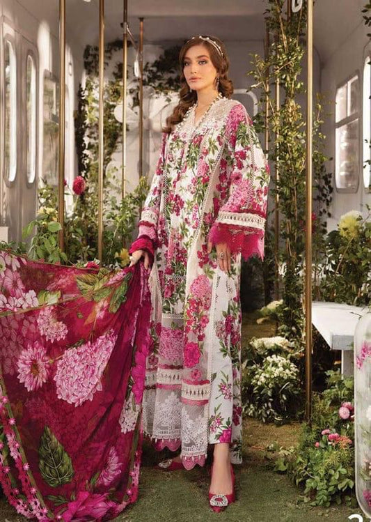 FANCY LAWN COLLECTION WITH EMB PATCH WORK UN-02