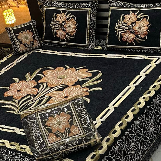 LUXURY VALVET JACQUARD 4PC BEDSHEET