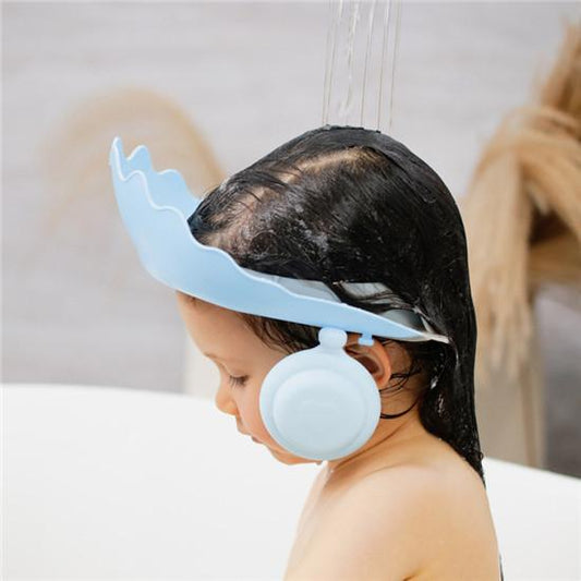 Baby Shampoo Cap Ear Protection Shampoo Hat Baby Kids Toddler Waterproof Bath Silicone Shower Cap Hairdressing Cap