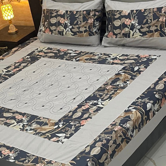 LUXURY CENTERAL PANNEL EMBROIDED BEDSHEET