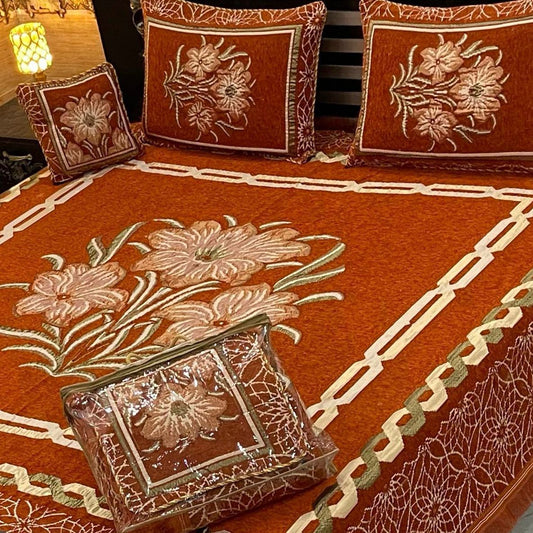 LUXURY VALVET JACQUARD 4PC BEDSHEET