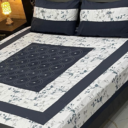 LUXURY CENTERAL PANNEL EMBROIDED BEDSHEET