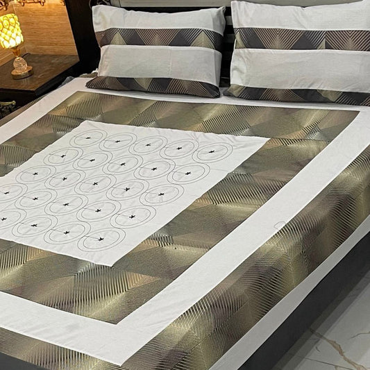 LUXURY CENTERAL PANNEL EMBROIDED BEDSHEET