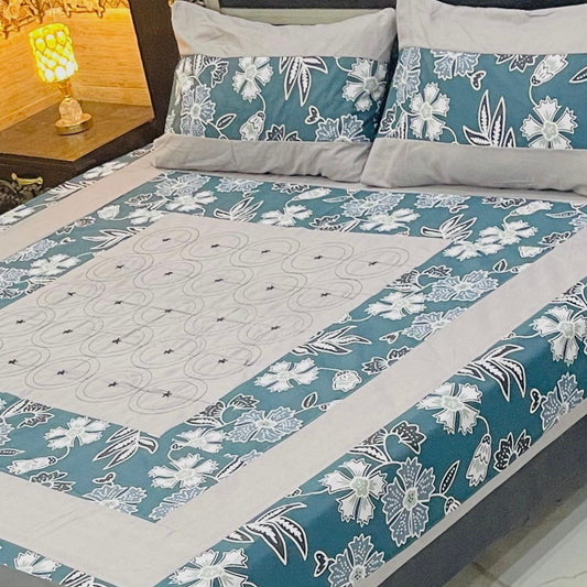 LUXURY CENTERAL PANNEL EMBROIDED BEDSHEET