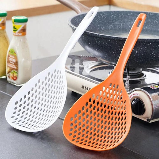 FOOD STRAINER SCOOP COLANDERS