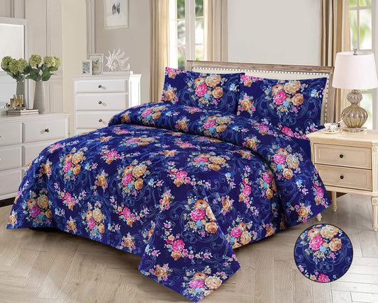 LUXURY QUILTED PRINTED BEDSPREAD 3PC