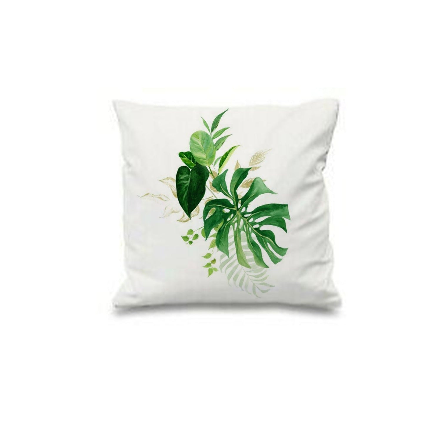 Golden Mostra Plant Cushion Covers Pack of 4