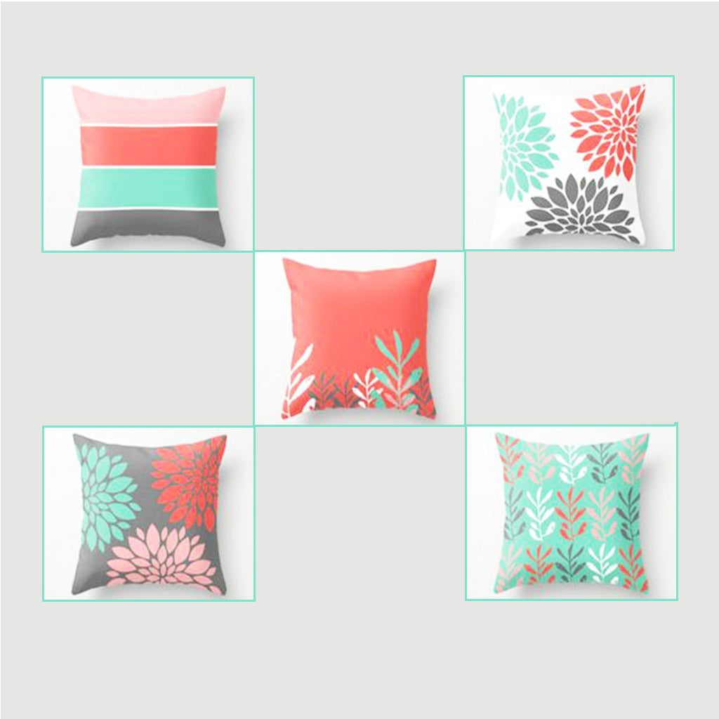 Modern Decorative Spring Cushion Covers Pack 5