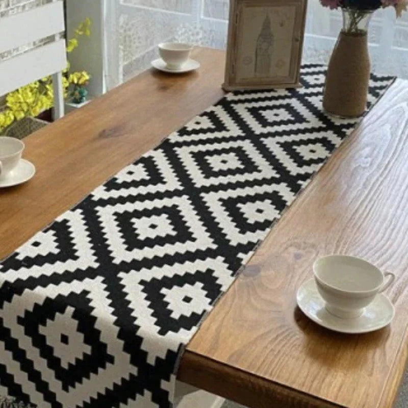 Geometric Table Runner