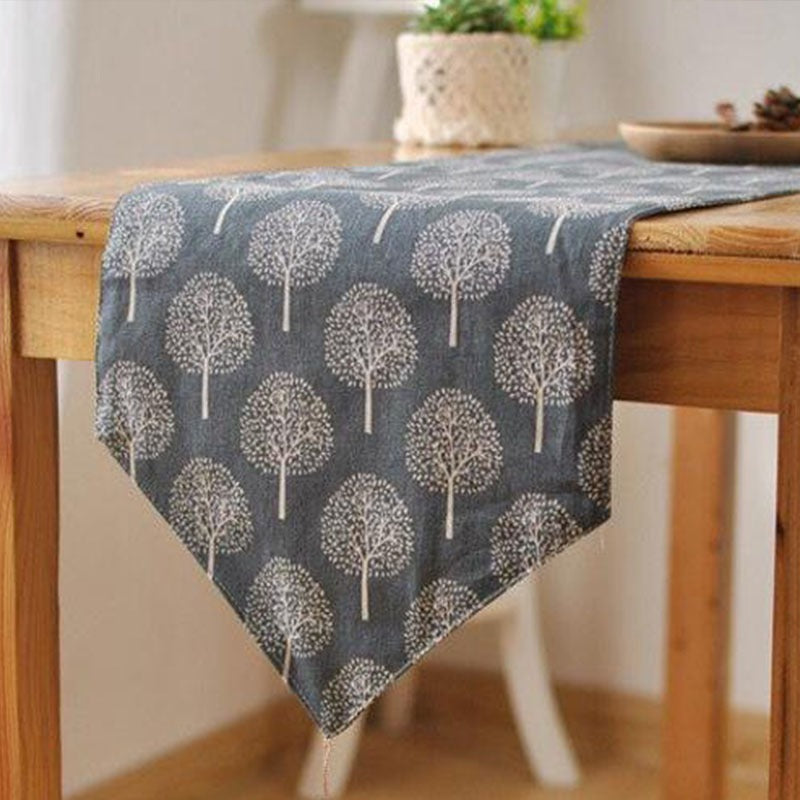 Mulberry Trees Cotton Table Runners