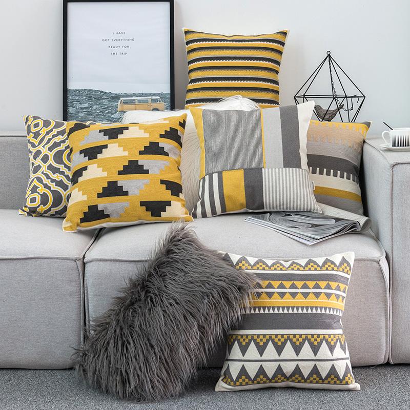 Honey Comb Geometric Cushion Covers Pack 6