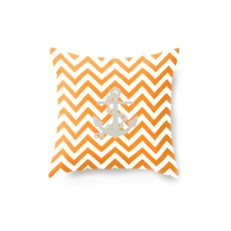 Orange Geometric Cushion Cover Pack 5