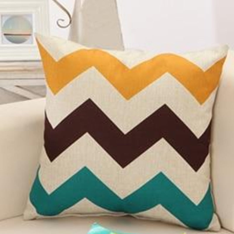 Geometric Swirls Pattern Cushions Cover Pack 6