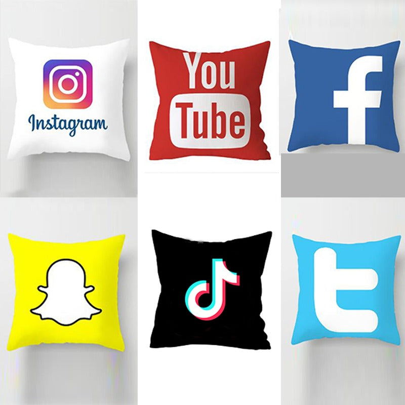 Social Media cushion Pack 6