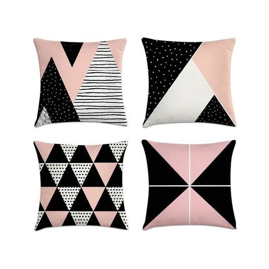 Nordic Triangles Cushion Covers PacK 4