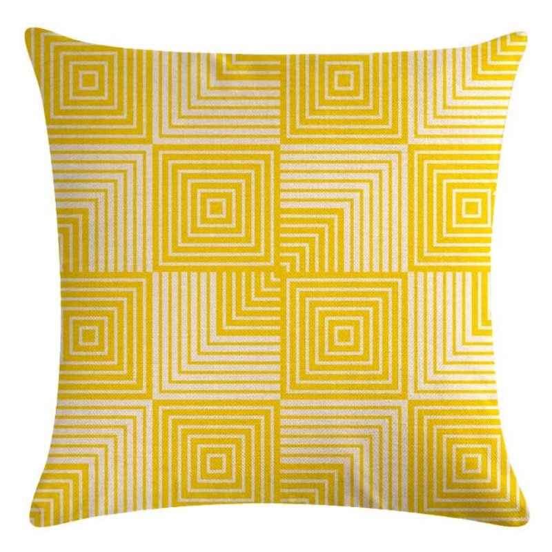 Yellow Lemon Cushion Cover Pack 4