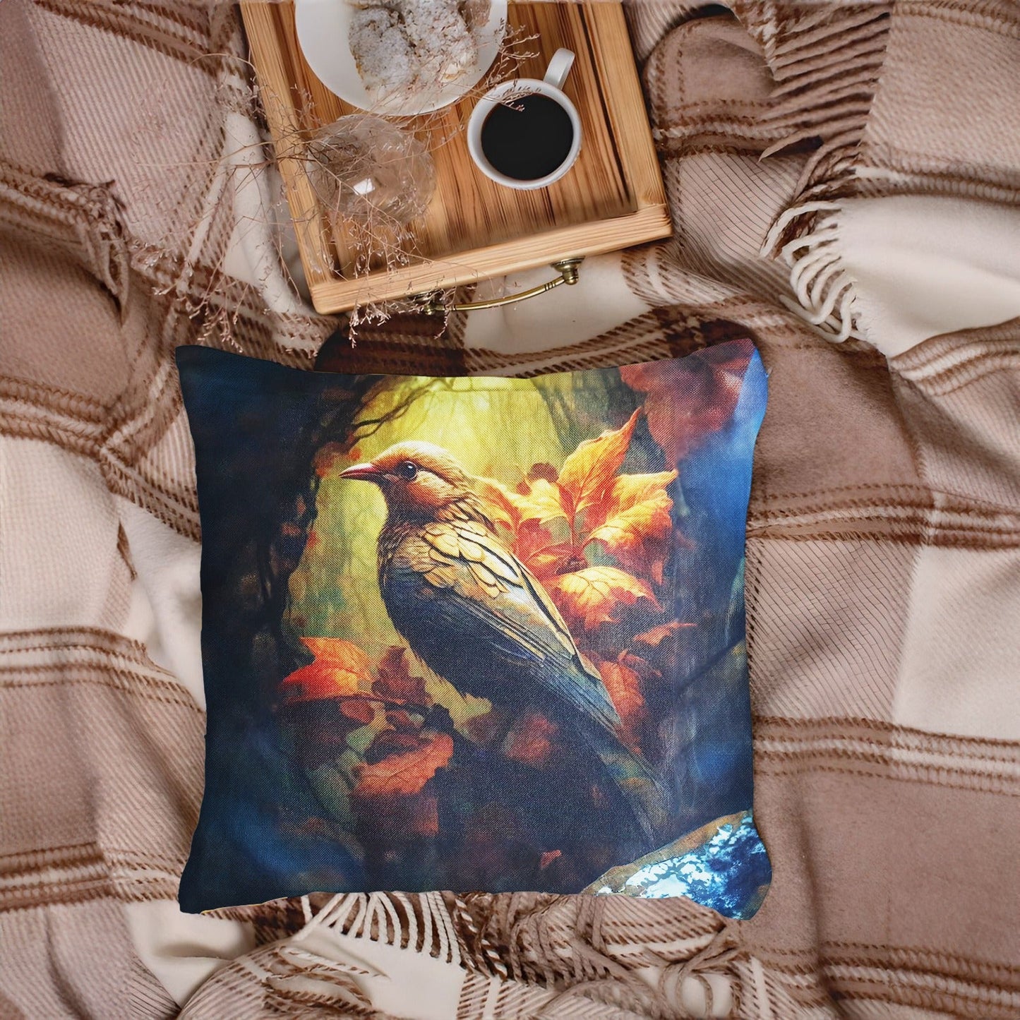 Vintage Spirit Birds Cushion Covers