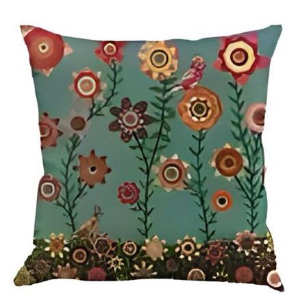 Vintage Flower Tree Cushion Cover Pack of 6