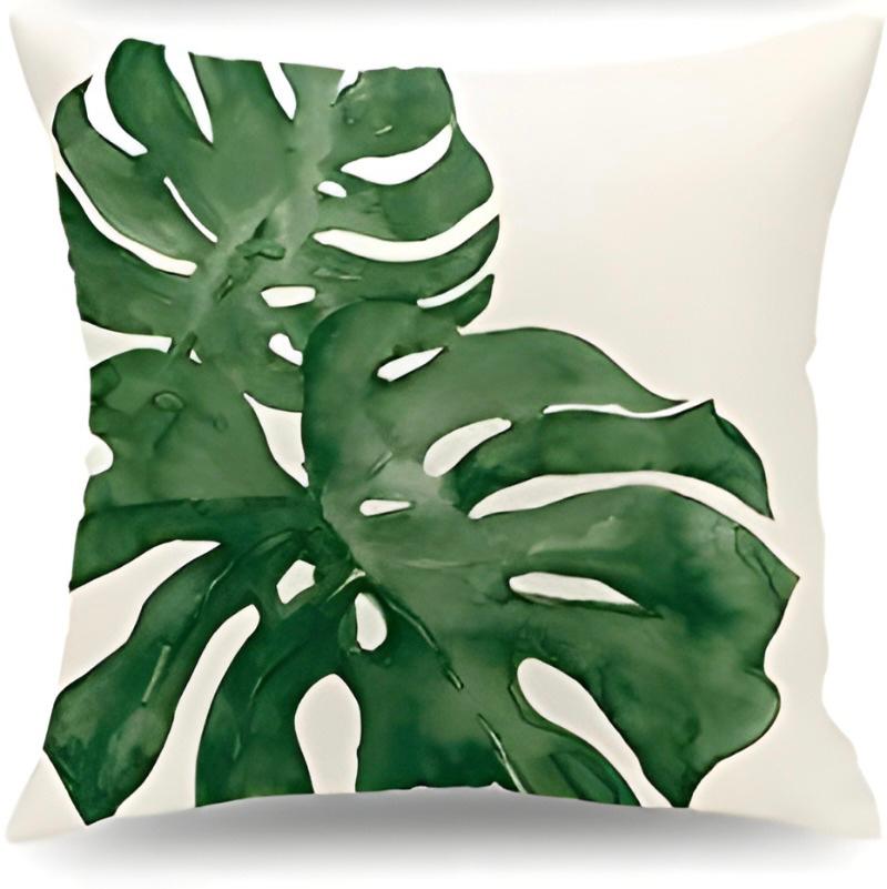 Palm Tree Tropical Leaves Cushion Covers Pack of 4