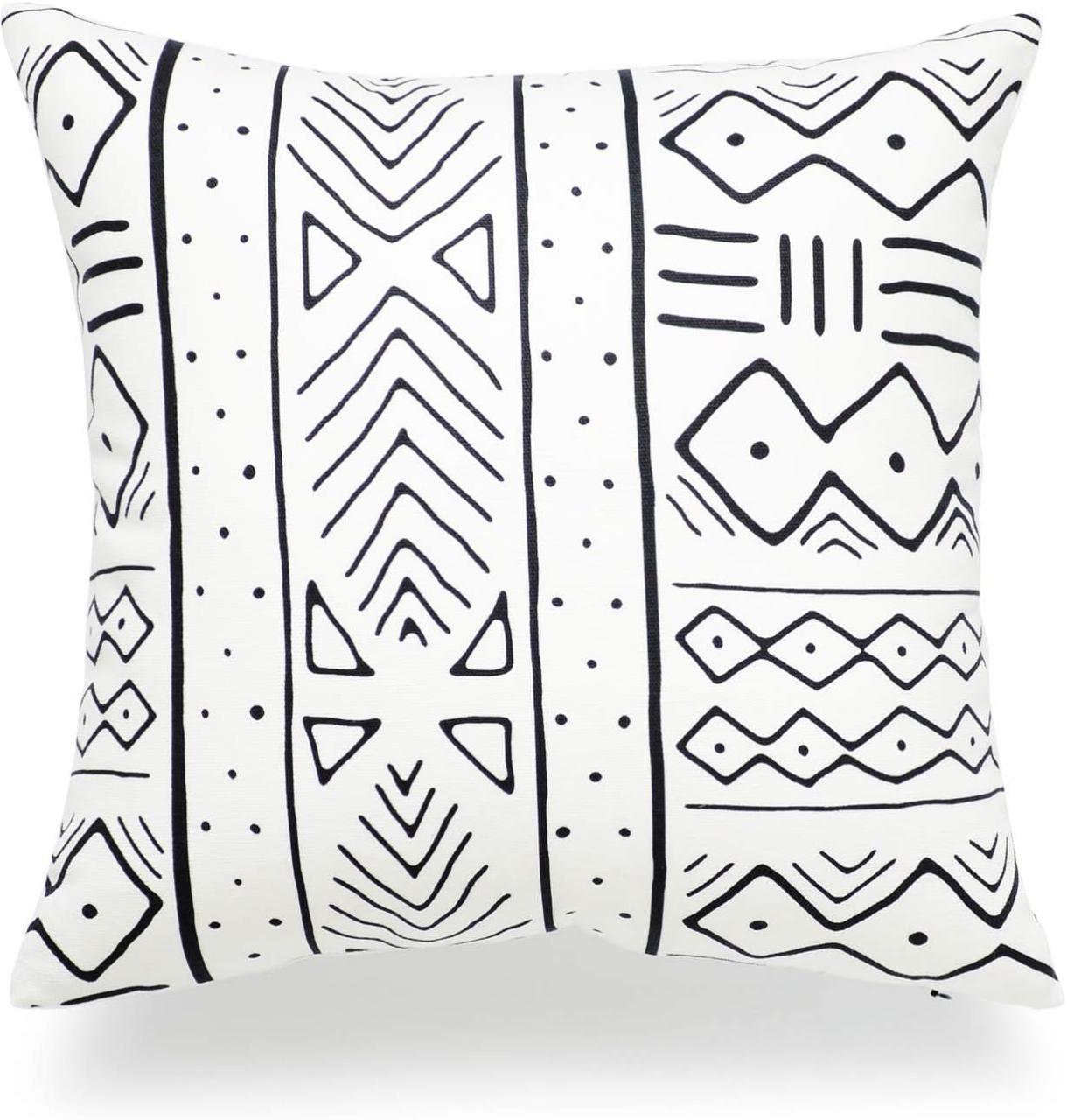 Foyaya Geometric Cushion Cover Pack of 4