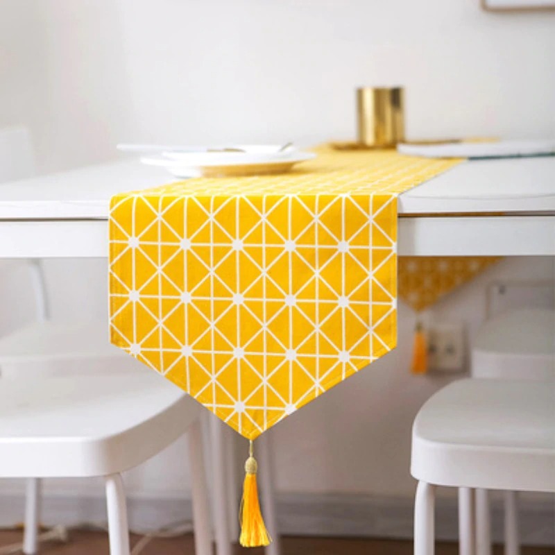 Geometric Table Runner